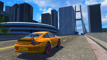 Online Car Destruction In A Big City