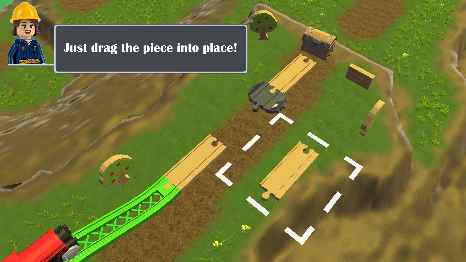 Wooden Railroad: Toy Train Builder screenshot