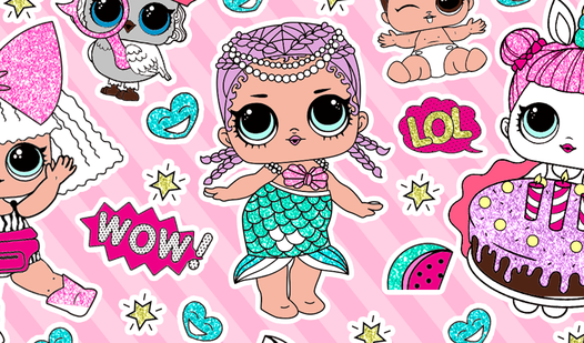 Dolls Coloring Game for girls