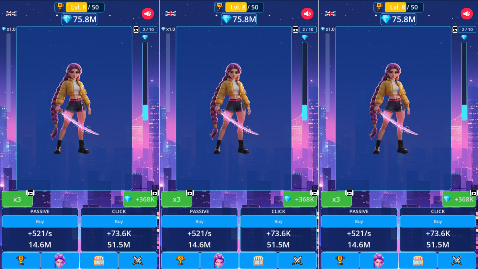K-Pop Hunters Battle: Rumi, Mira, Zoey — screenshot 3