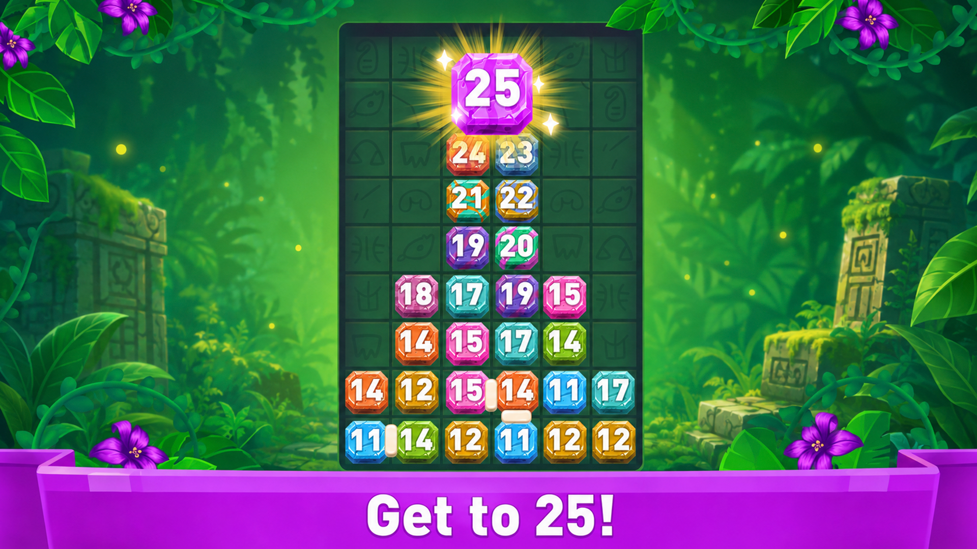 Block Merge: Reach 25 — screenshot 2