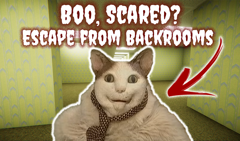 Boo, Scared? Escape from Backrooms game cover
