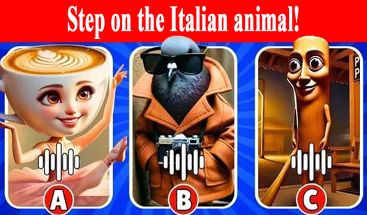Step on the Italian animal!