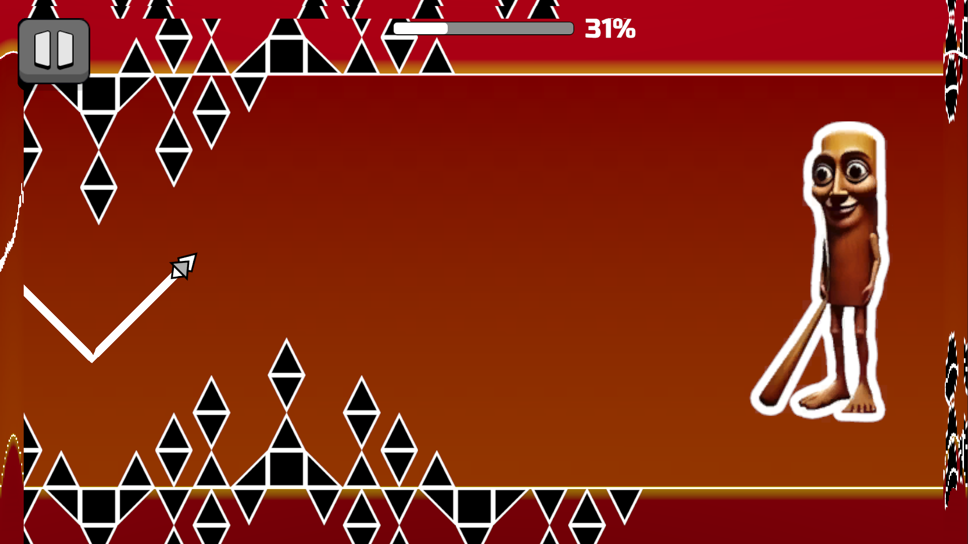 Geometry Wave: Battle with Italian Animals screenshot