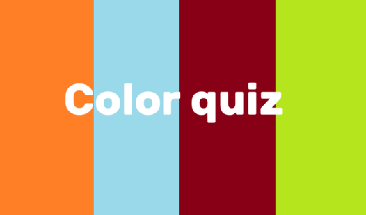 Color quiz