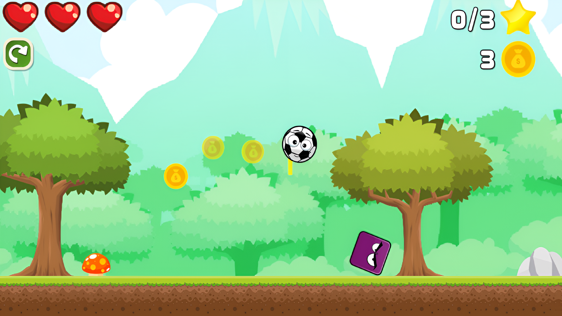 Ball: Adventure in the woods screenshot