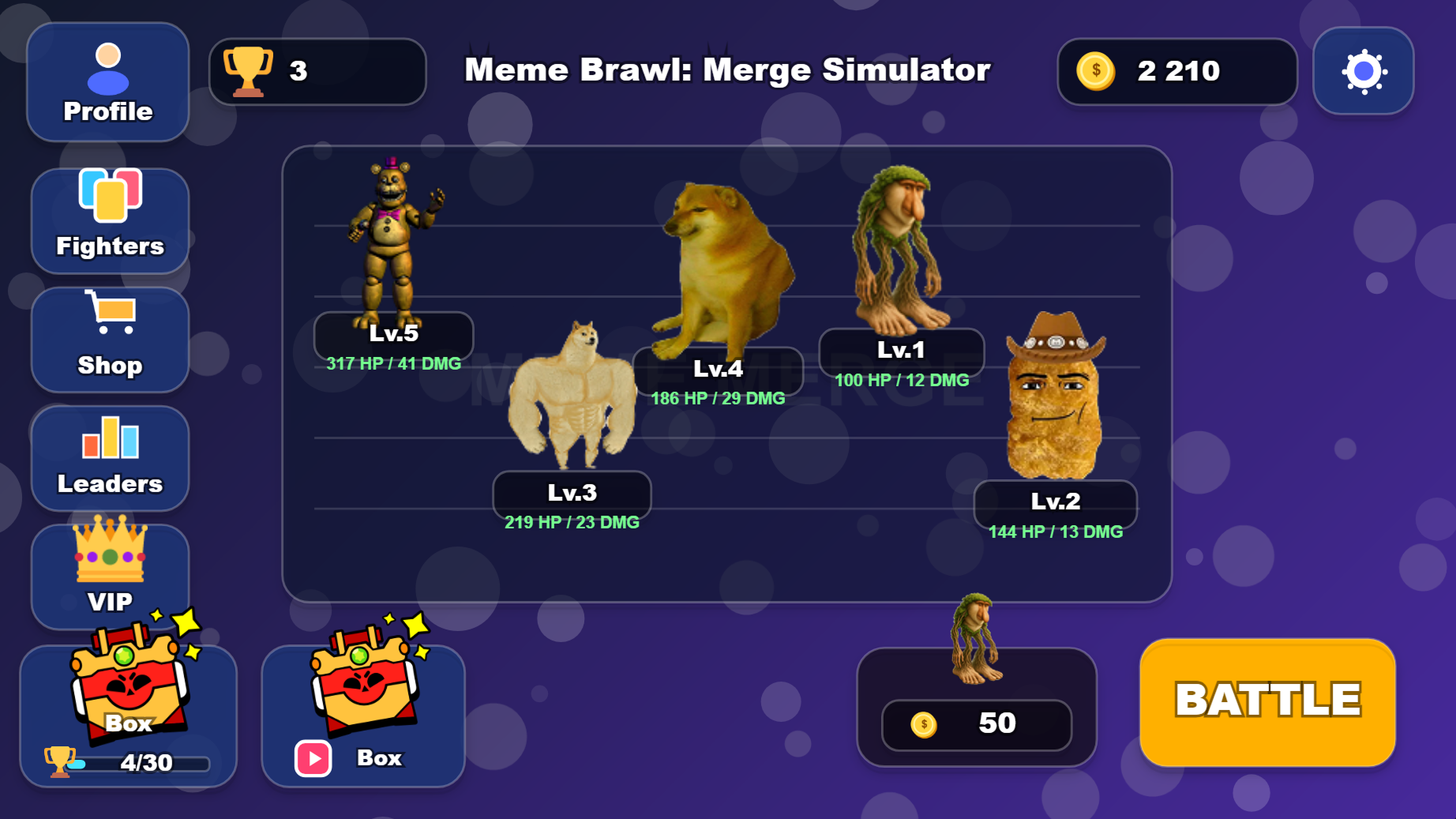 Meme Brawl: Merge Simulator — screenshot 4