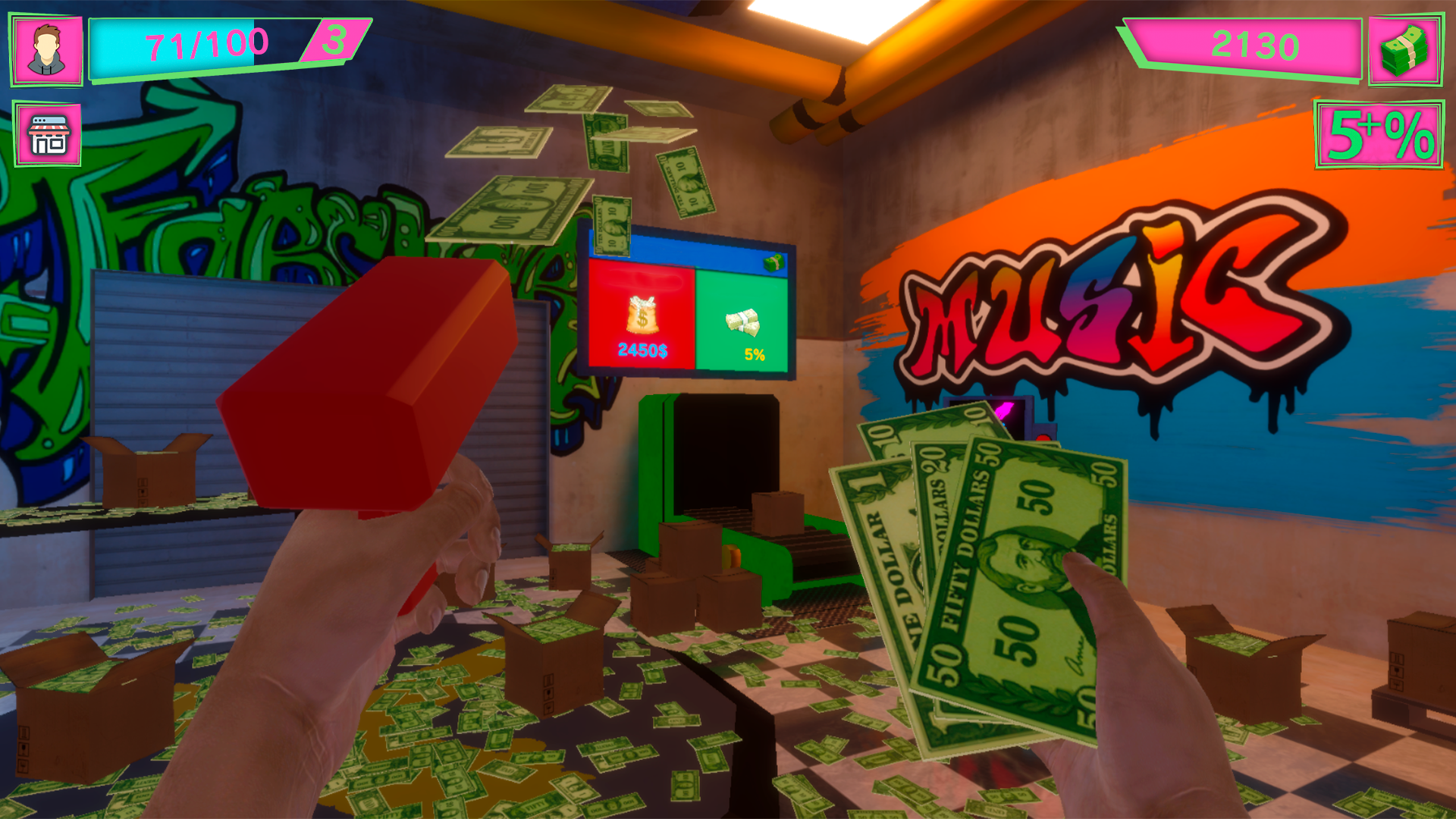 Cash Cleaner Simulator screenshot