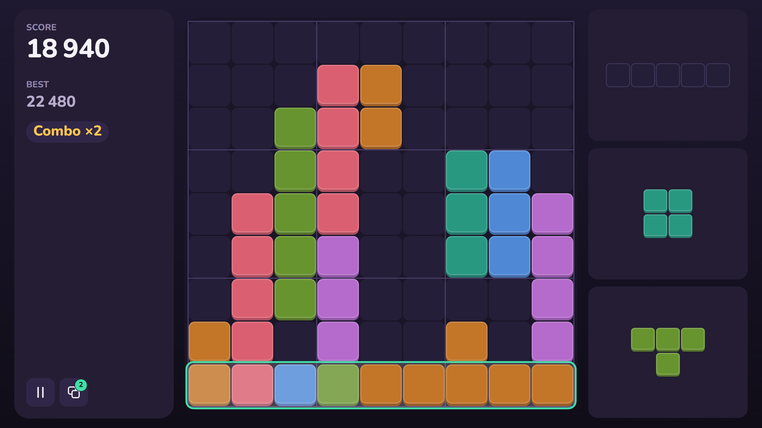 Blocks 9×9 — screenshot 1