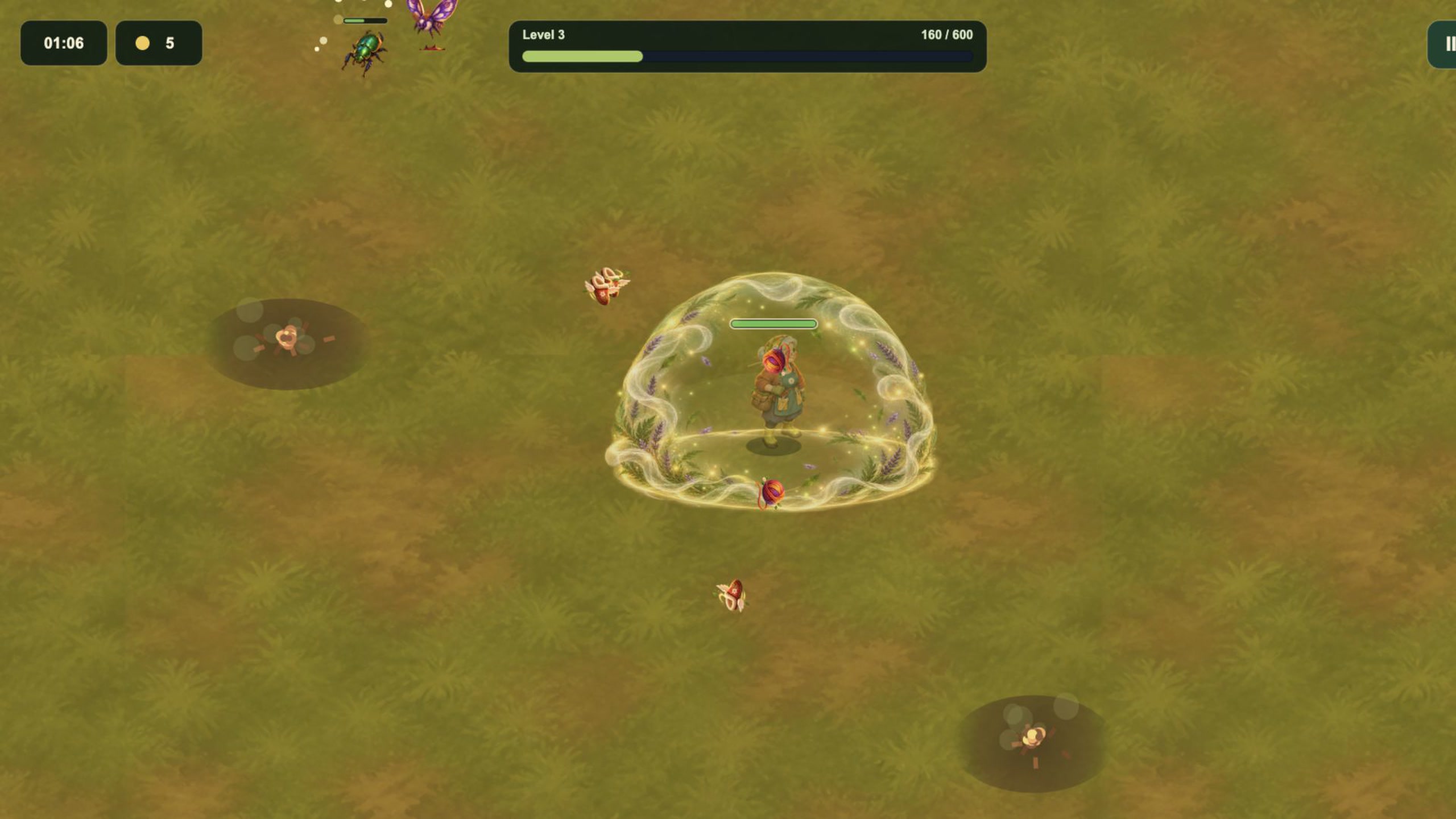 Grandma vs Bugs — screenshot 1