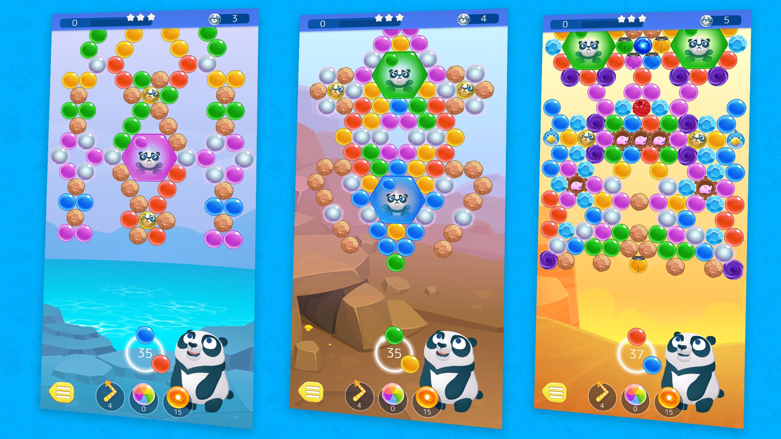 Papa Panda: Bubble Shooter screenshot