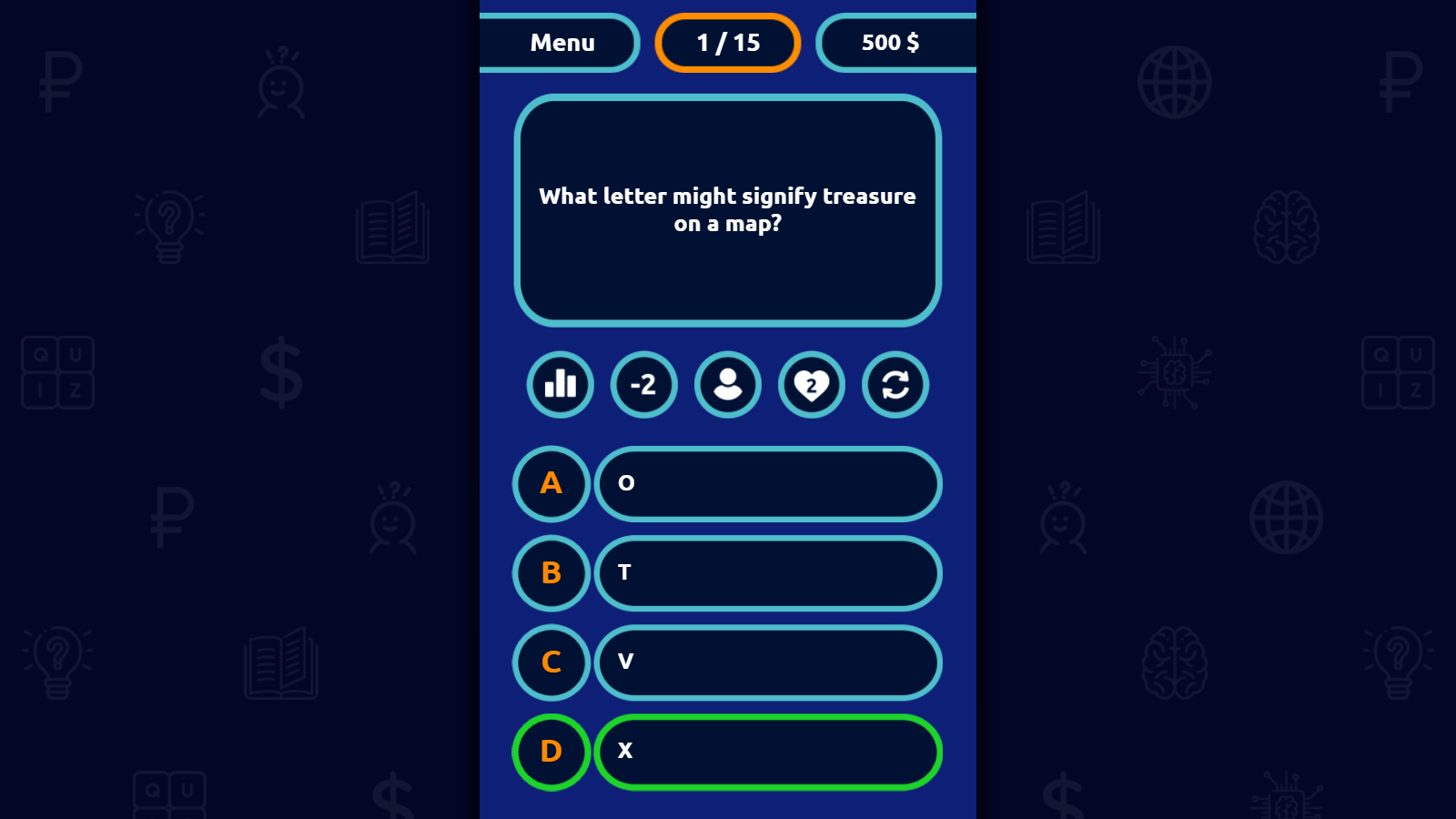 Millionaire - Quiz screenshot