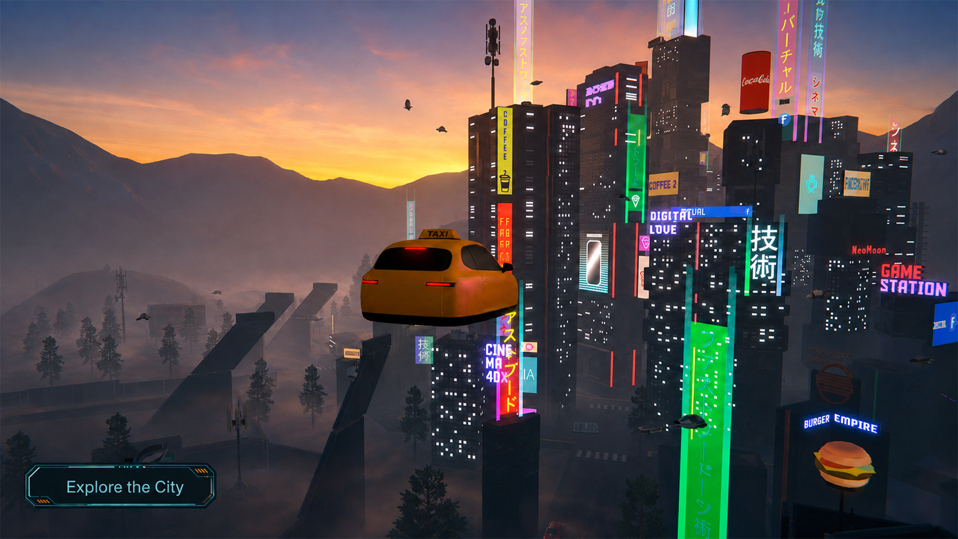 Cyber Taxi — screenshot 1
