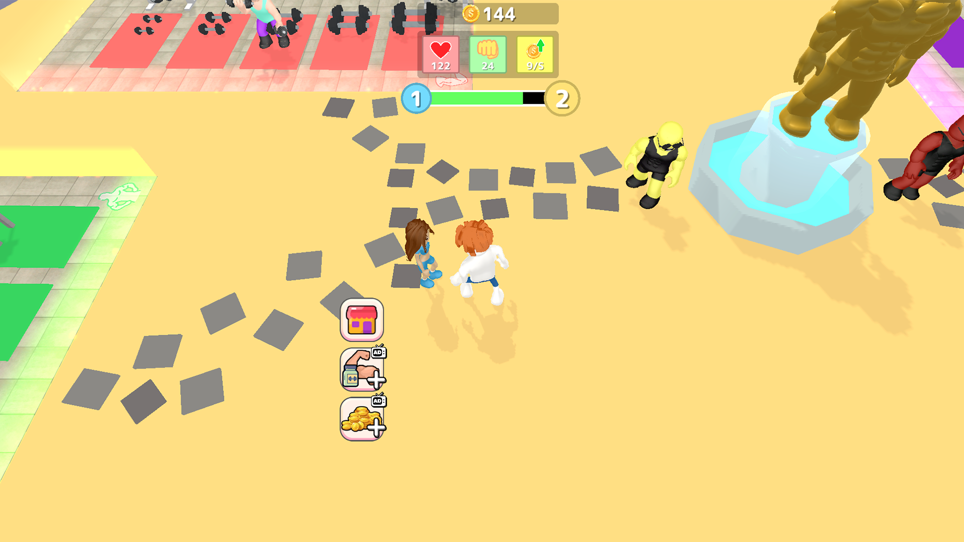 Robbie +1 Strength: Gym Clicker screenshot
