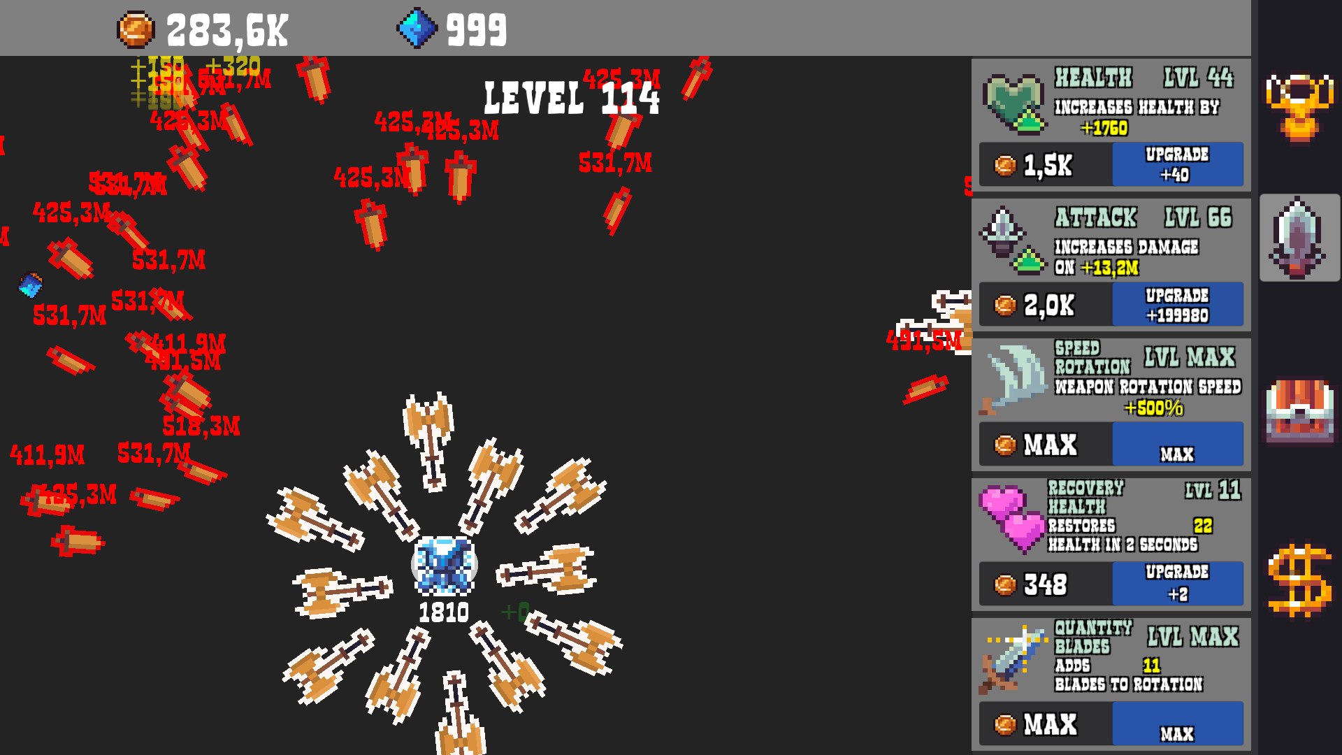 Weapons battle screenshot