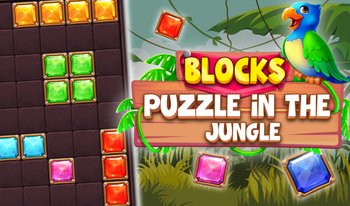 Blocks Puzzle in the Jungle