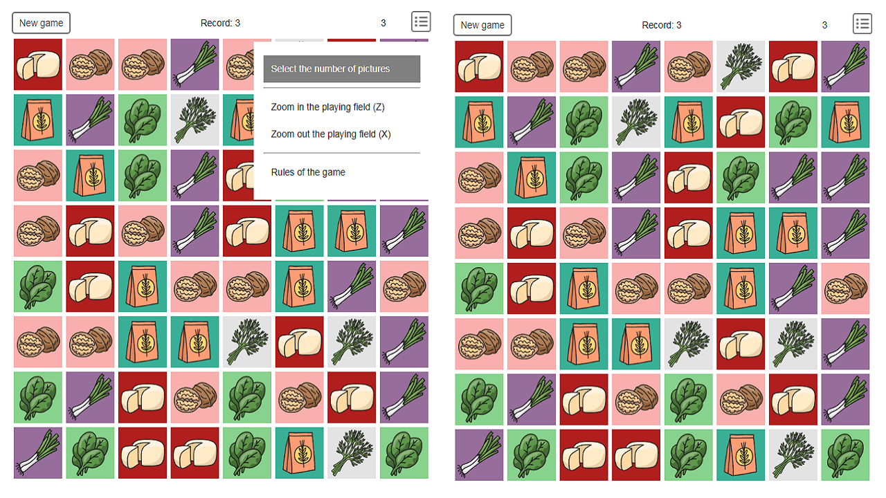 Match-3 Game. Vegetables — screenshot 1