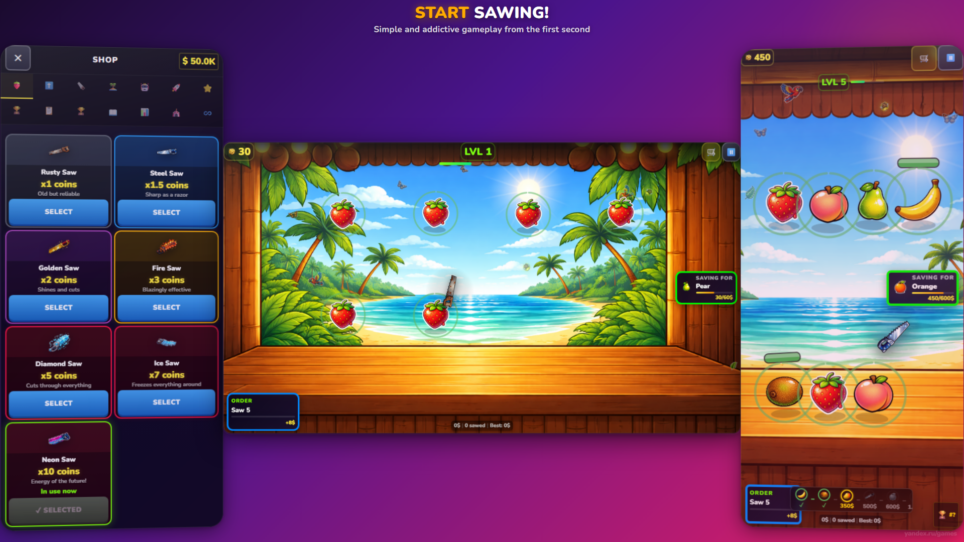 Saw and Fruits - Slice to Rich! — screenshot 9