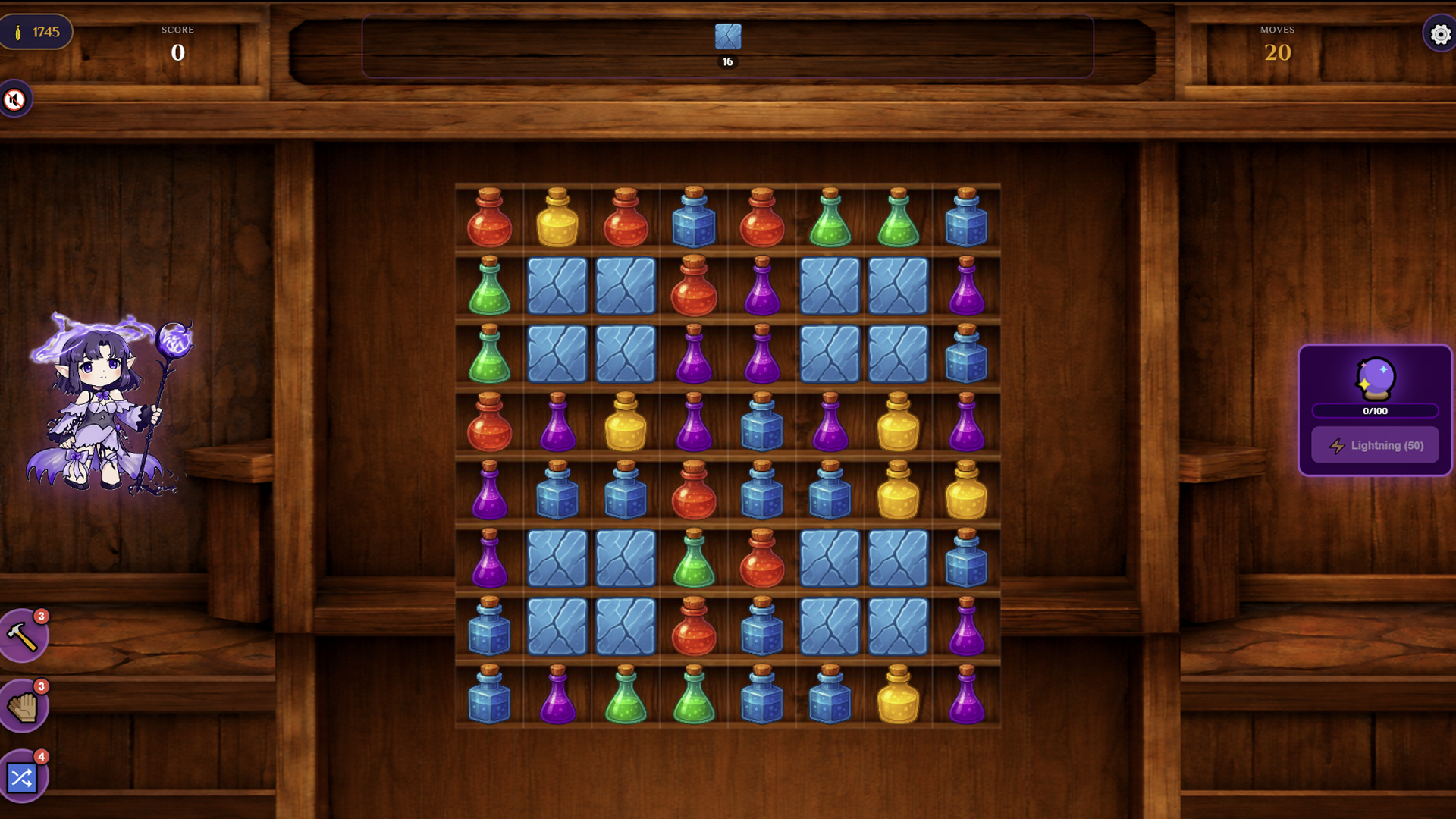 Witch Match 3 — screenshot 1