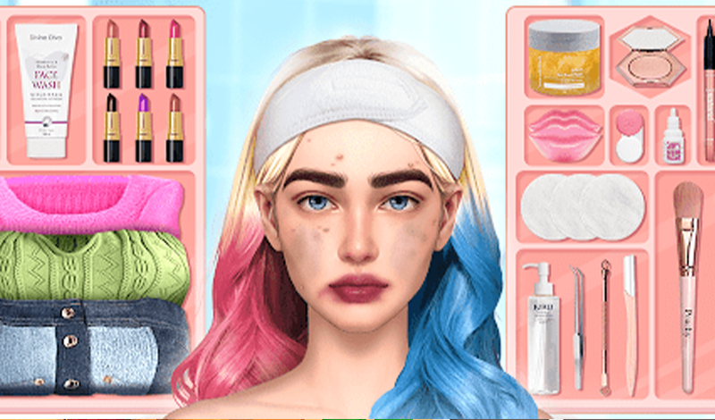 ASMR Makeup & Makeover Studio game cover
