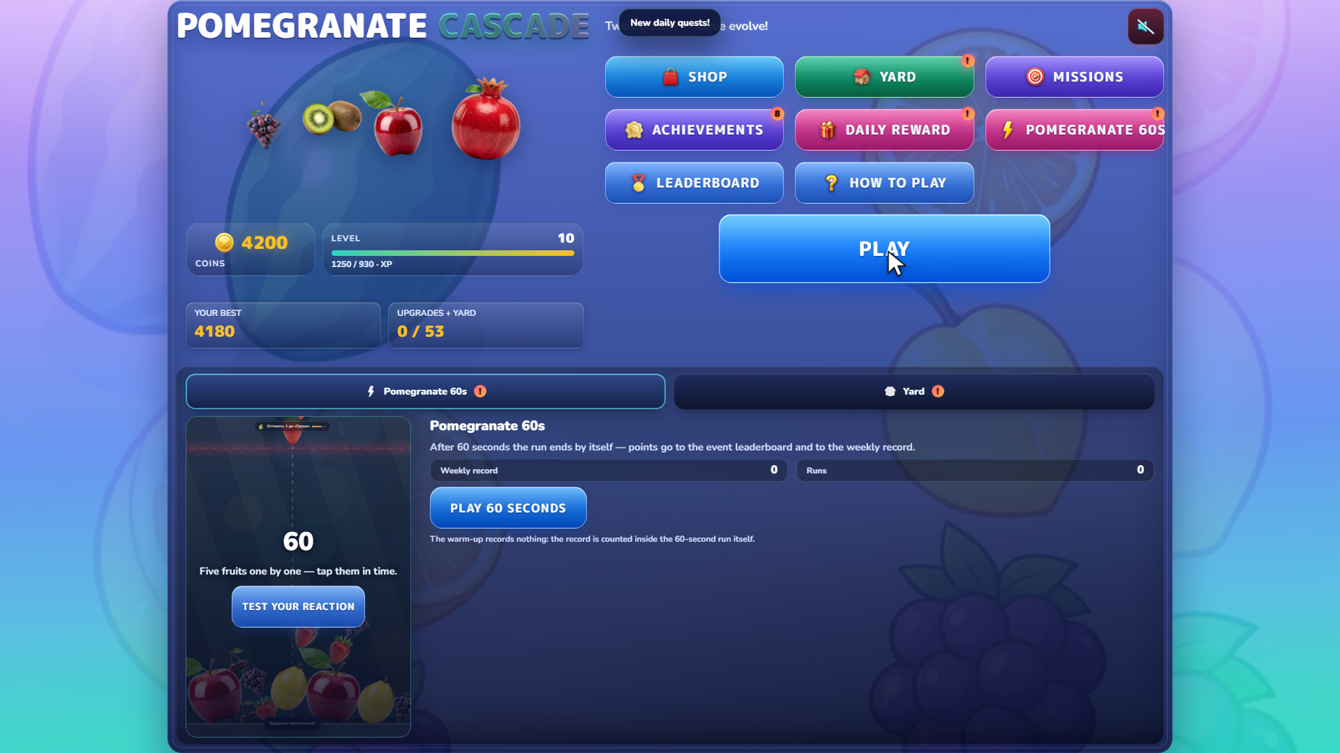 Pomegranate Cascade screenshot 3