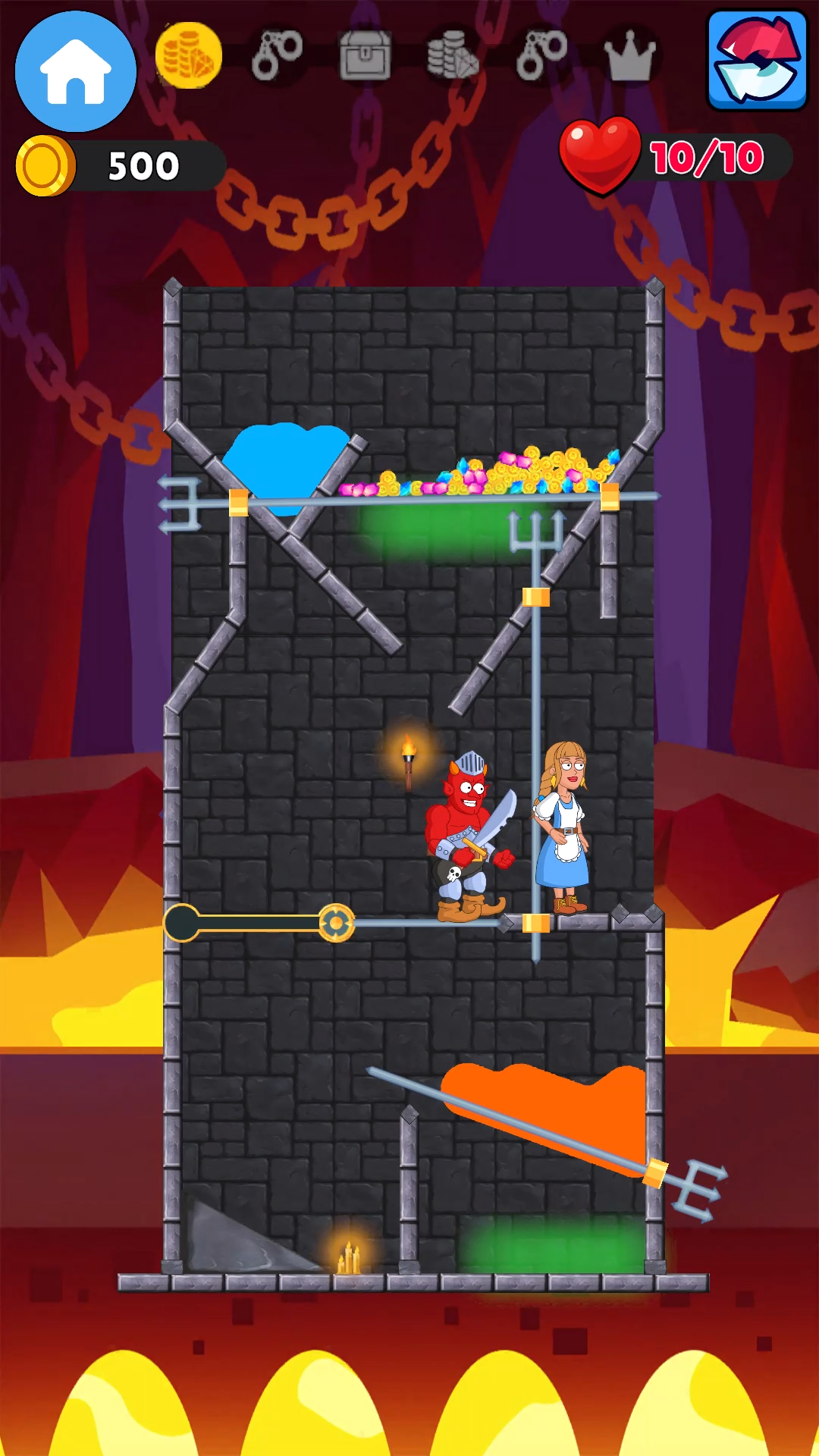 Hell Puzzles: Save the Princess screenshot 5