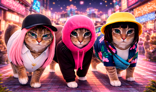 Feed the cats with memes — trailer