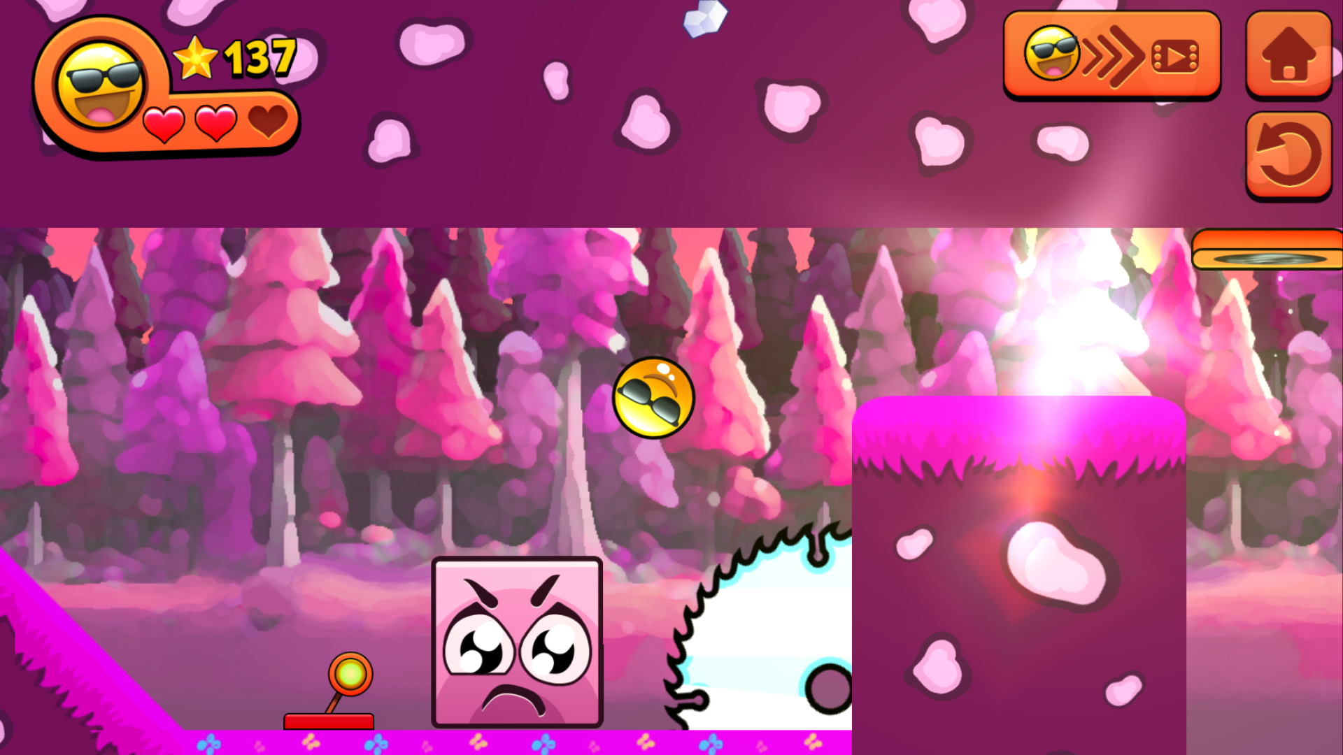 Cool Emoji Ball 4: Red and Blue screenshot