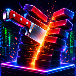 Неоновая Разрезка 3D