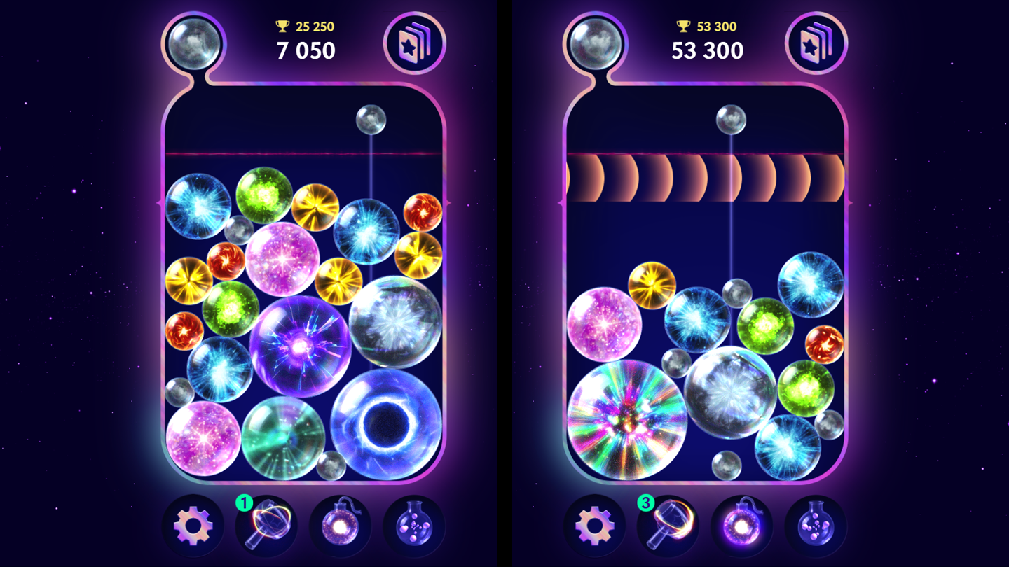 Merge: Magic Orbs 2048 — screenshot 1