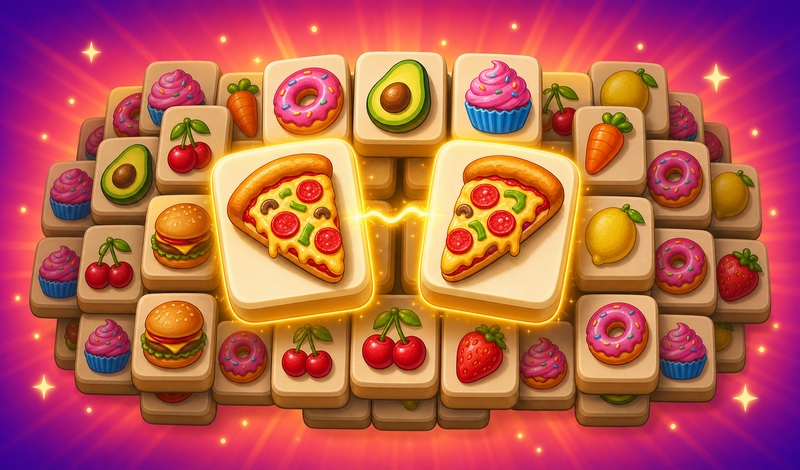Mahjong Tasty Pairs game cover