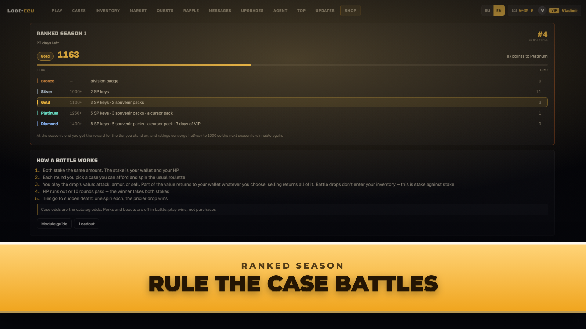 Loot-cev screenshot 2