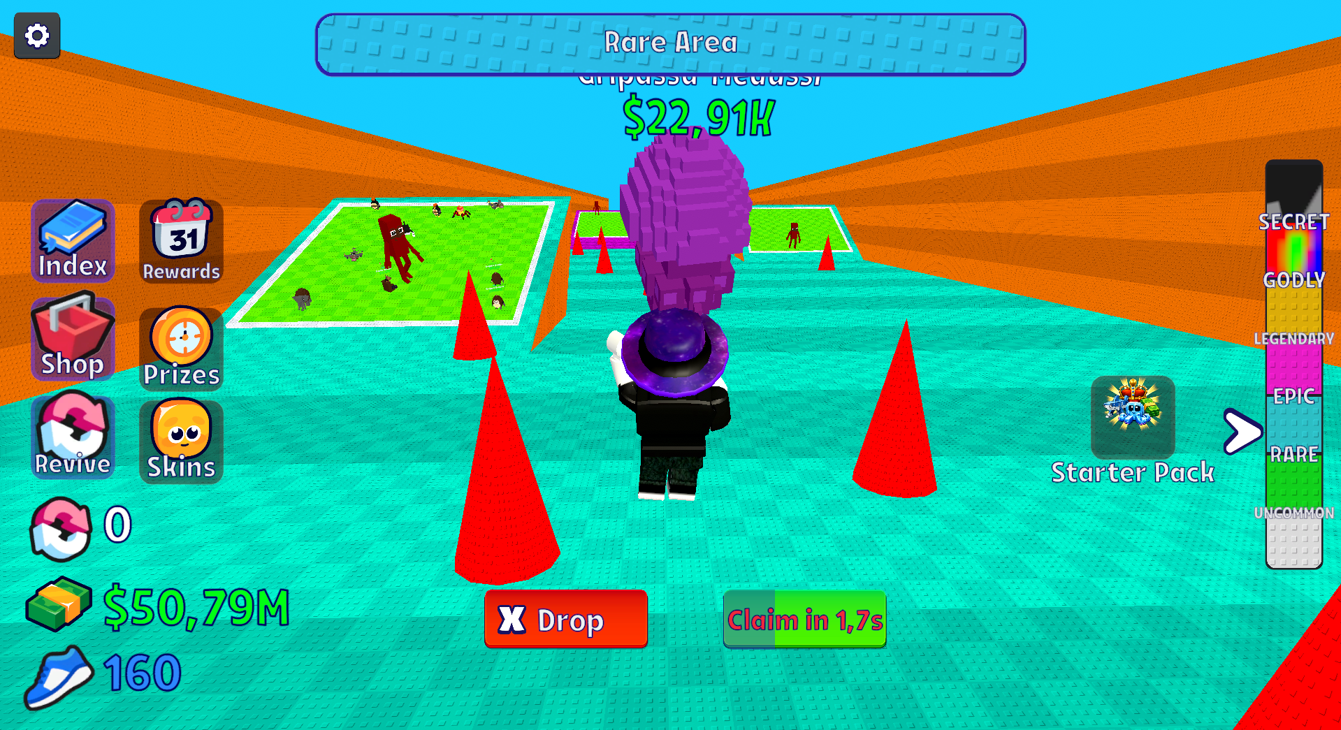 Slide with Brainrots: Online screenshot