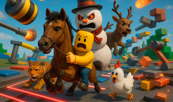 Obby: In the world of Animals
