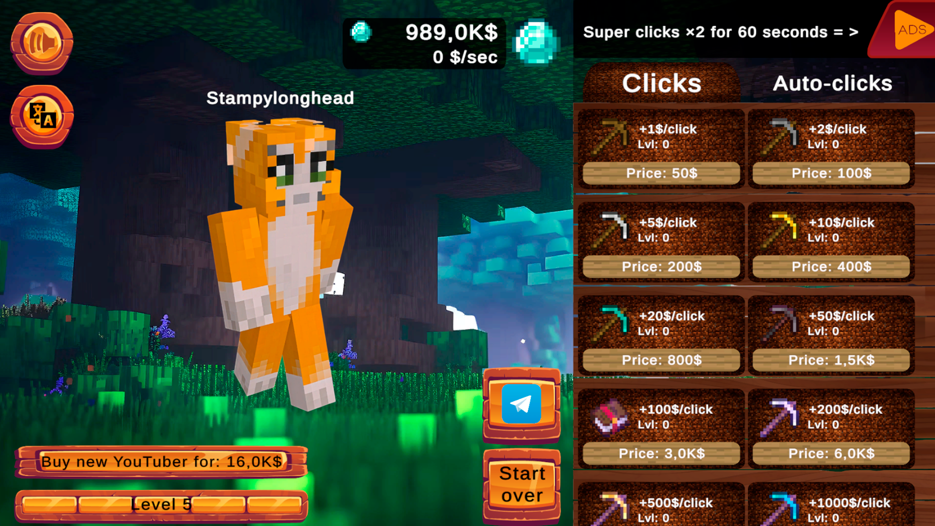 ClickerCraft: From Noob to Top — screenshot 3