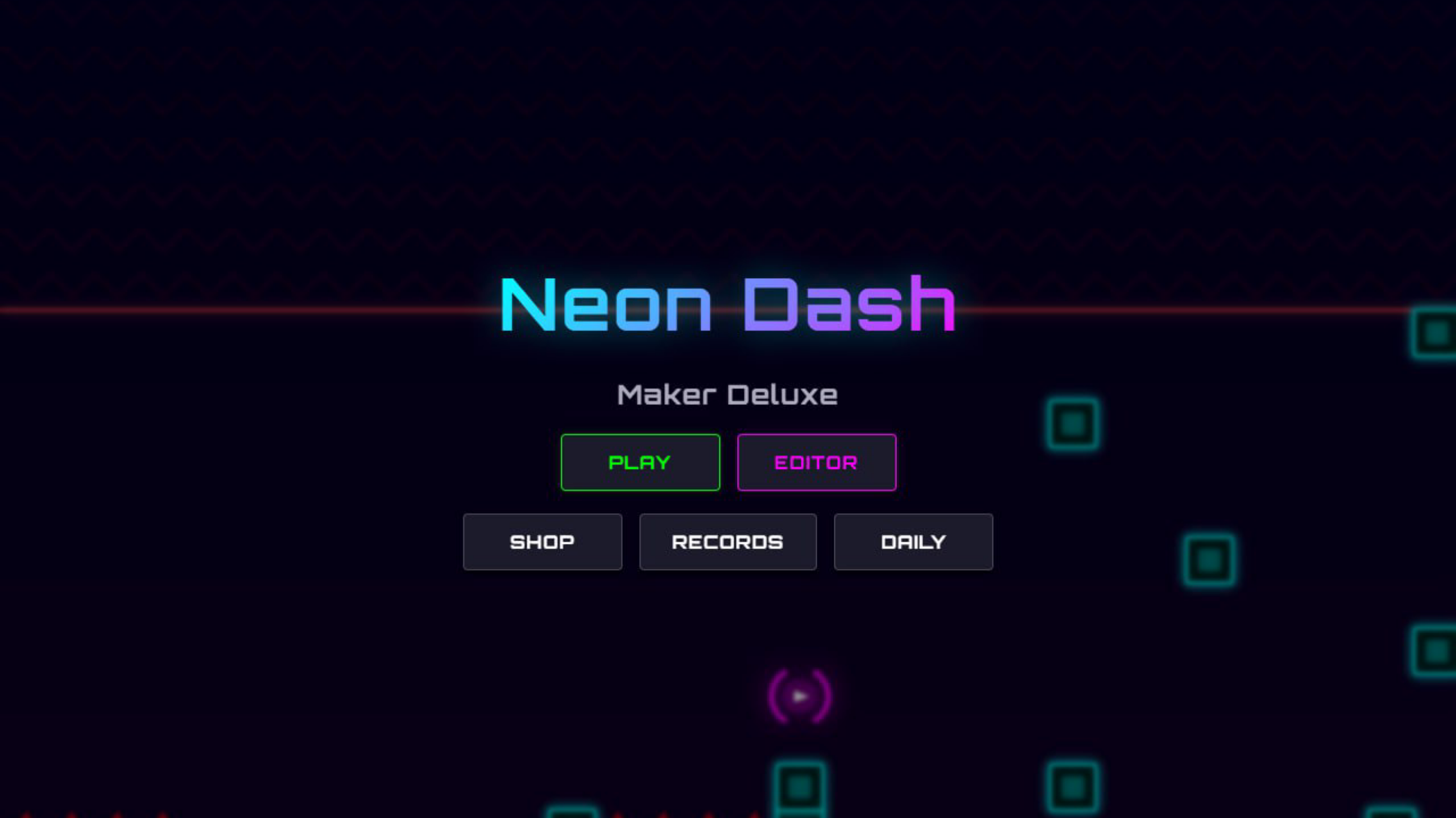 Neon Dash: Maker Deluxe screenshot