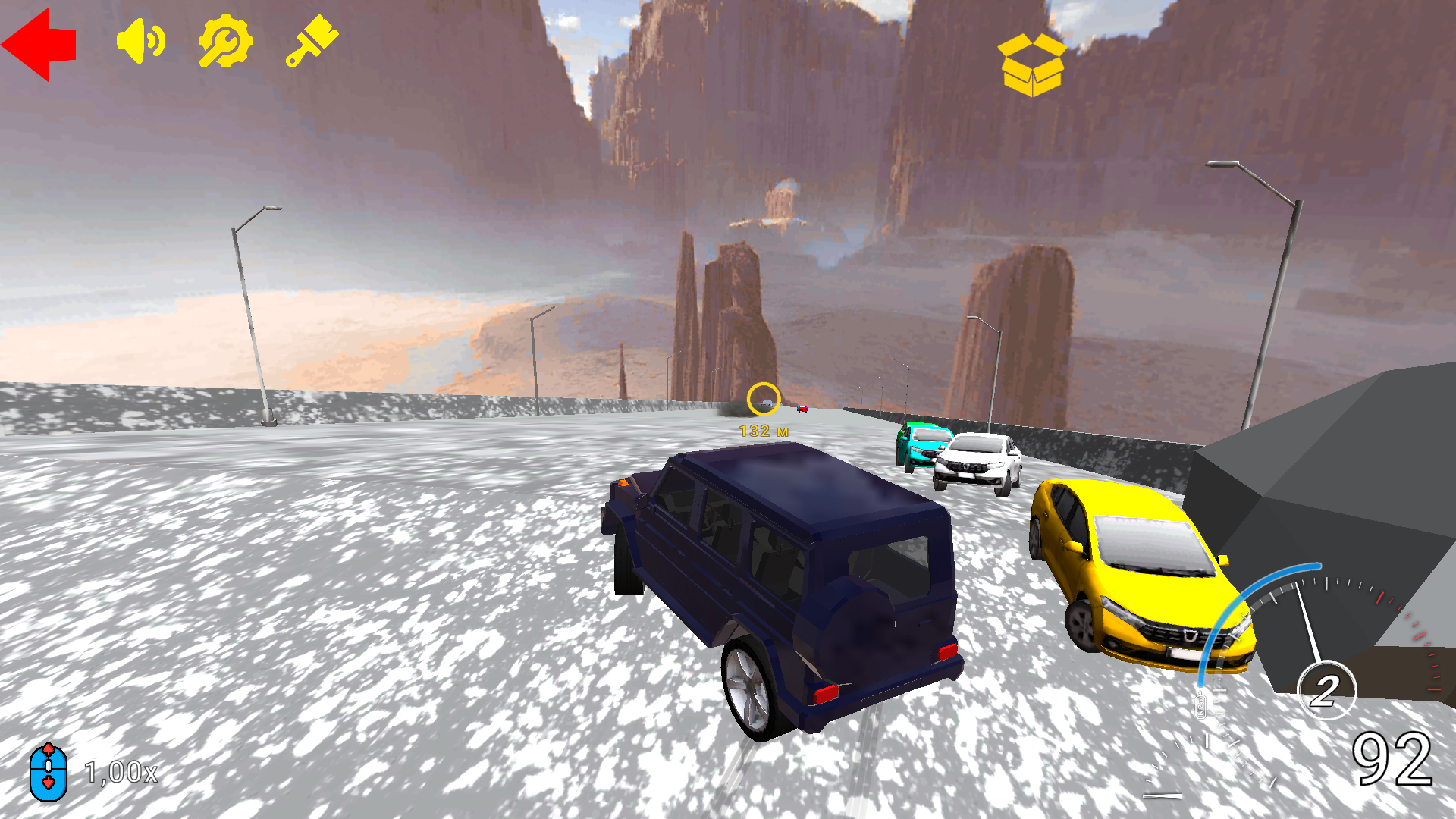 Авто Песочница: Безумный Спуск — screenshot 4