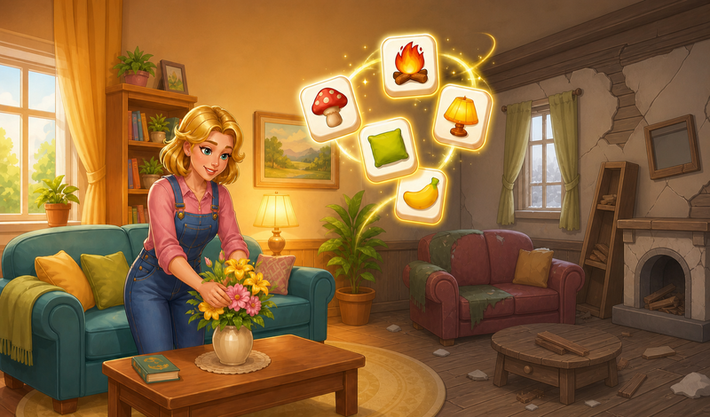 Tile Tales: Renovate & Design game cover