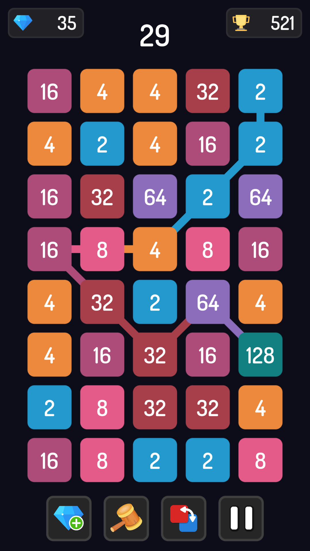 2048: Chain Puzzle screenshot 4