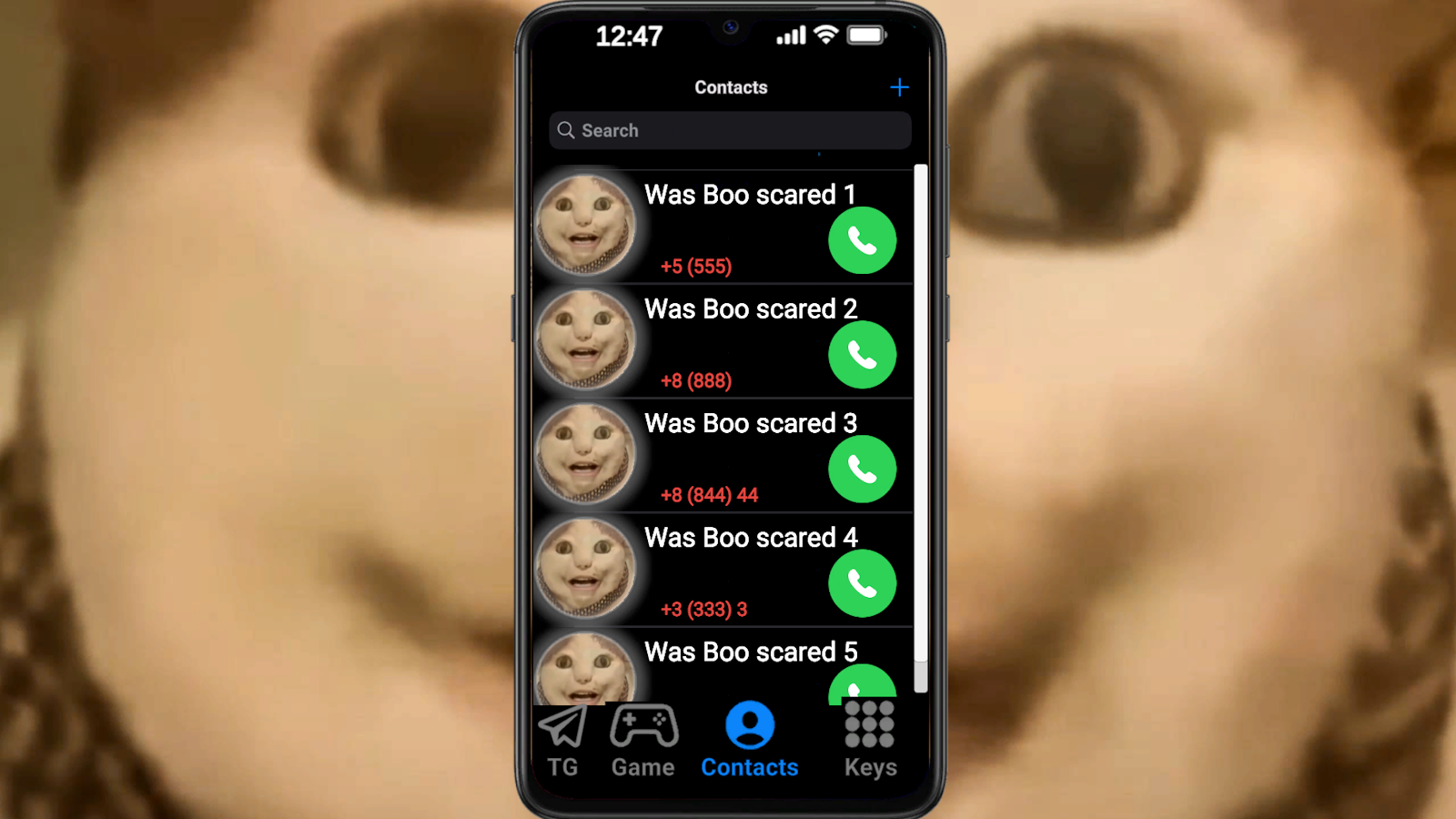 Call Boo Urgently: Scared? Don't Worry! screenshot