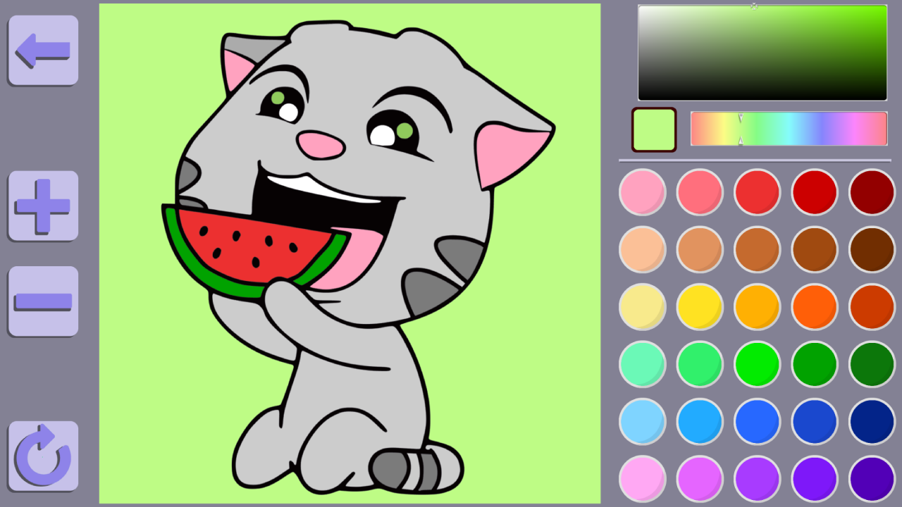 Colouring book Talking Tom screenshot