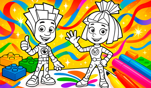 Fixies: Coloring Book for Kids