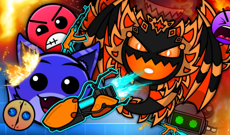 Geometry Dash: Ultra Mega MOD Playground! game cover