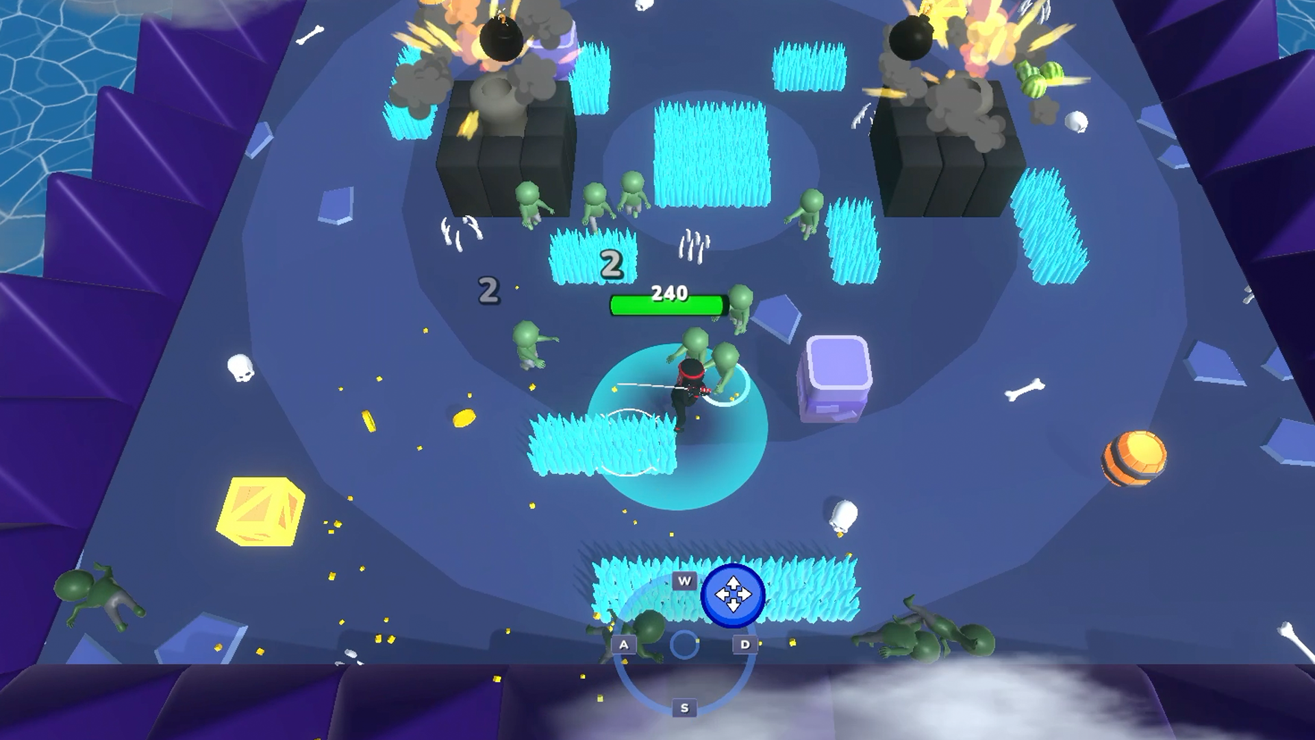 Симулятор Ниндзя - Выживание — screenshot 1