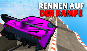 Rennen auf der Rampe