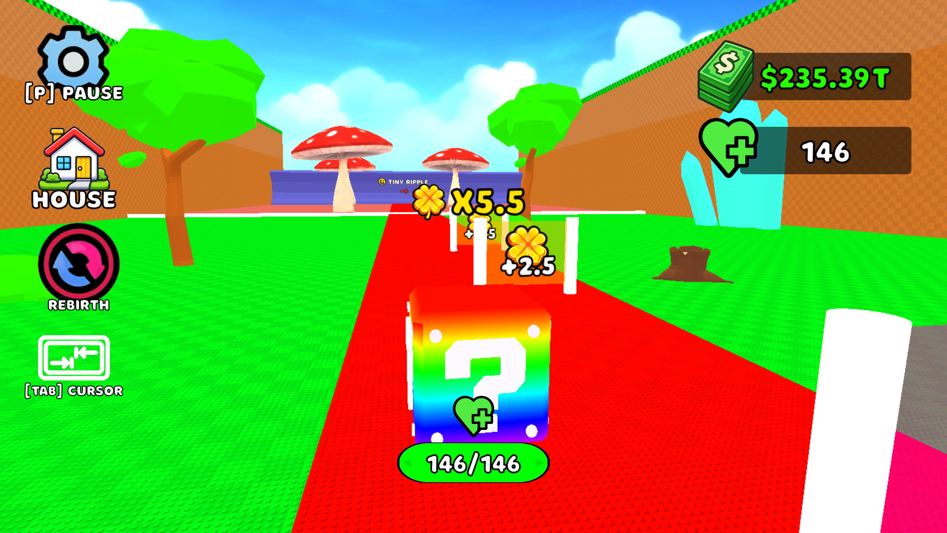Lucky Block Run Online 3D: Obby Luck Tsunami +1 — screenshot 3