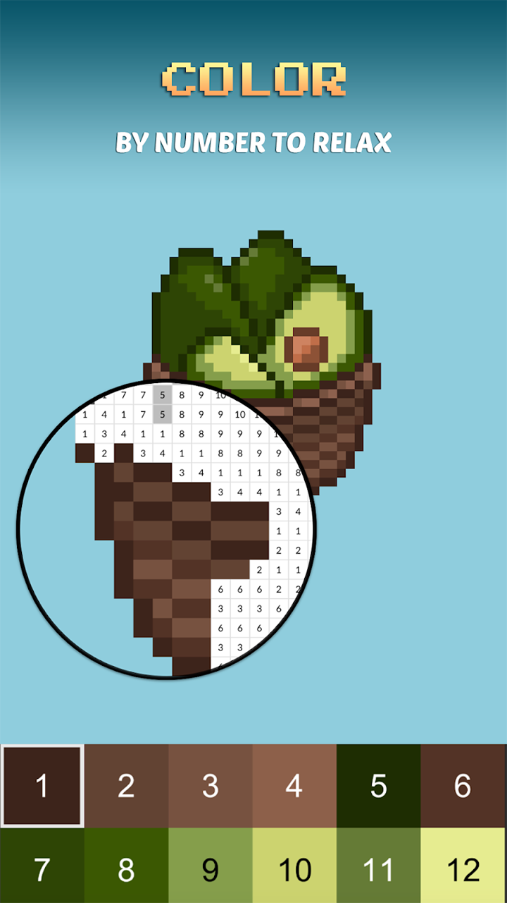 Coloring by Numbers. Pixel House screenshot 4