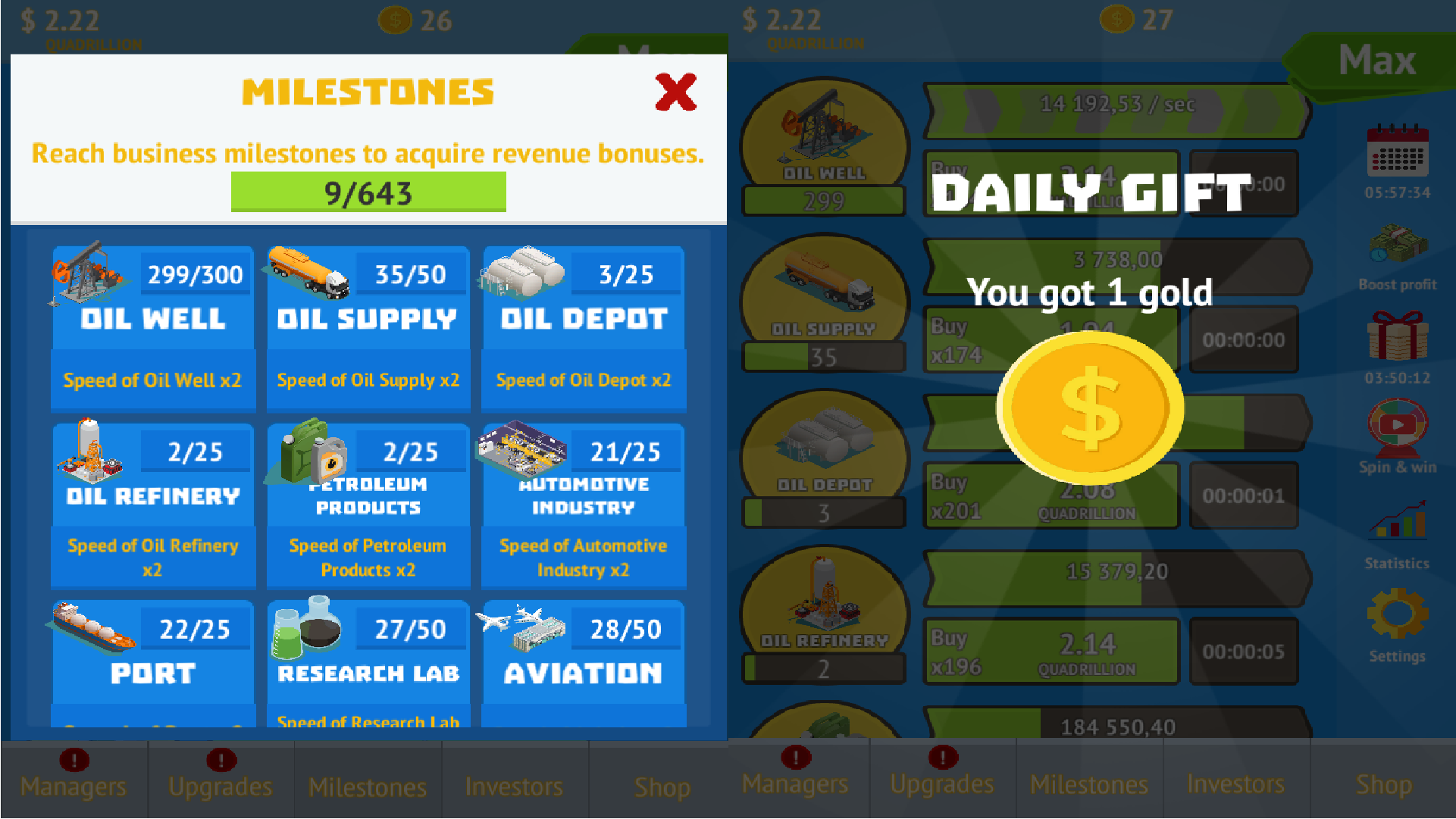Oil Clicker screenshot