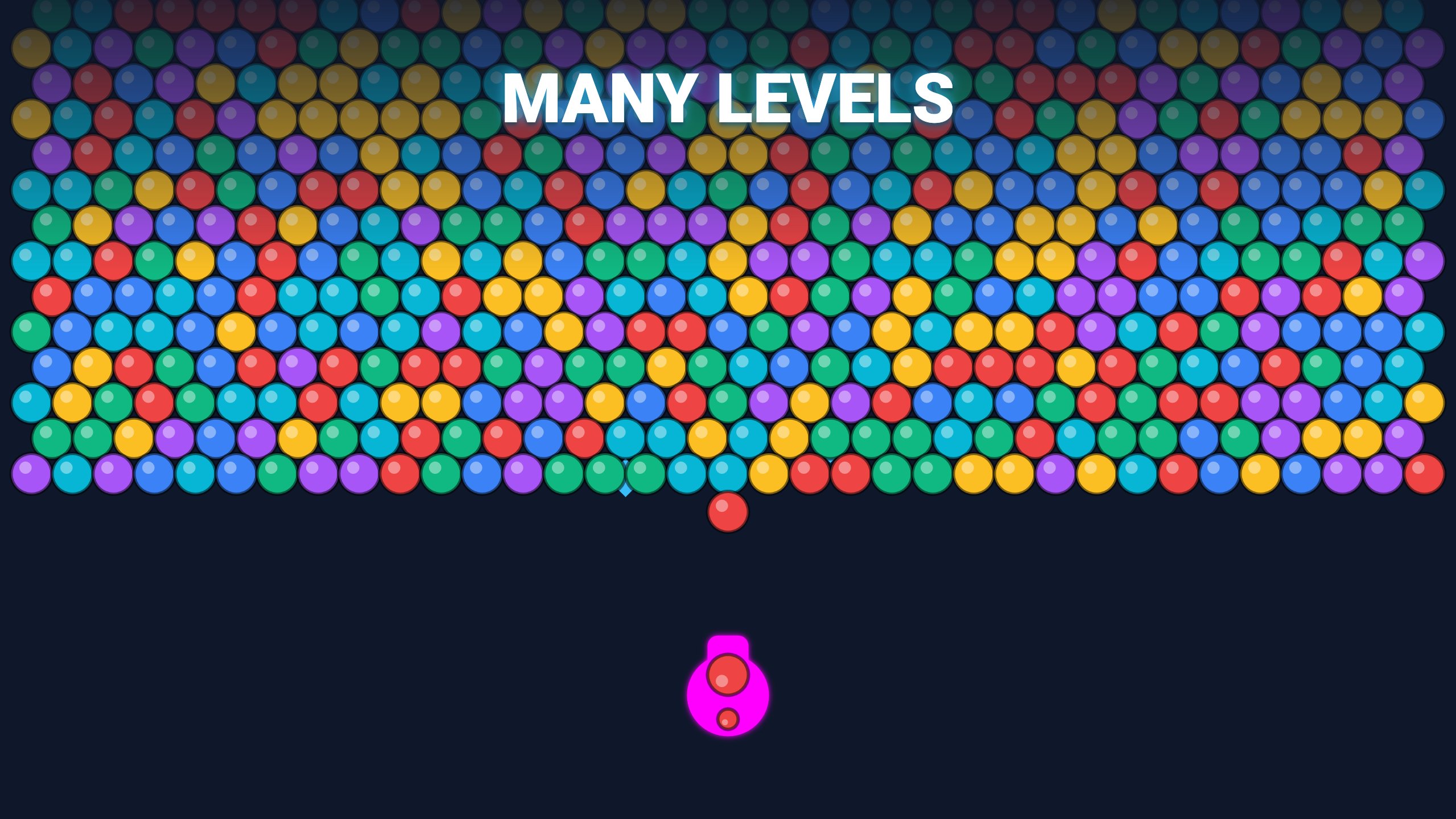 Neon Bubble Shooter — screenshot 3