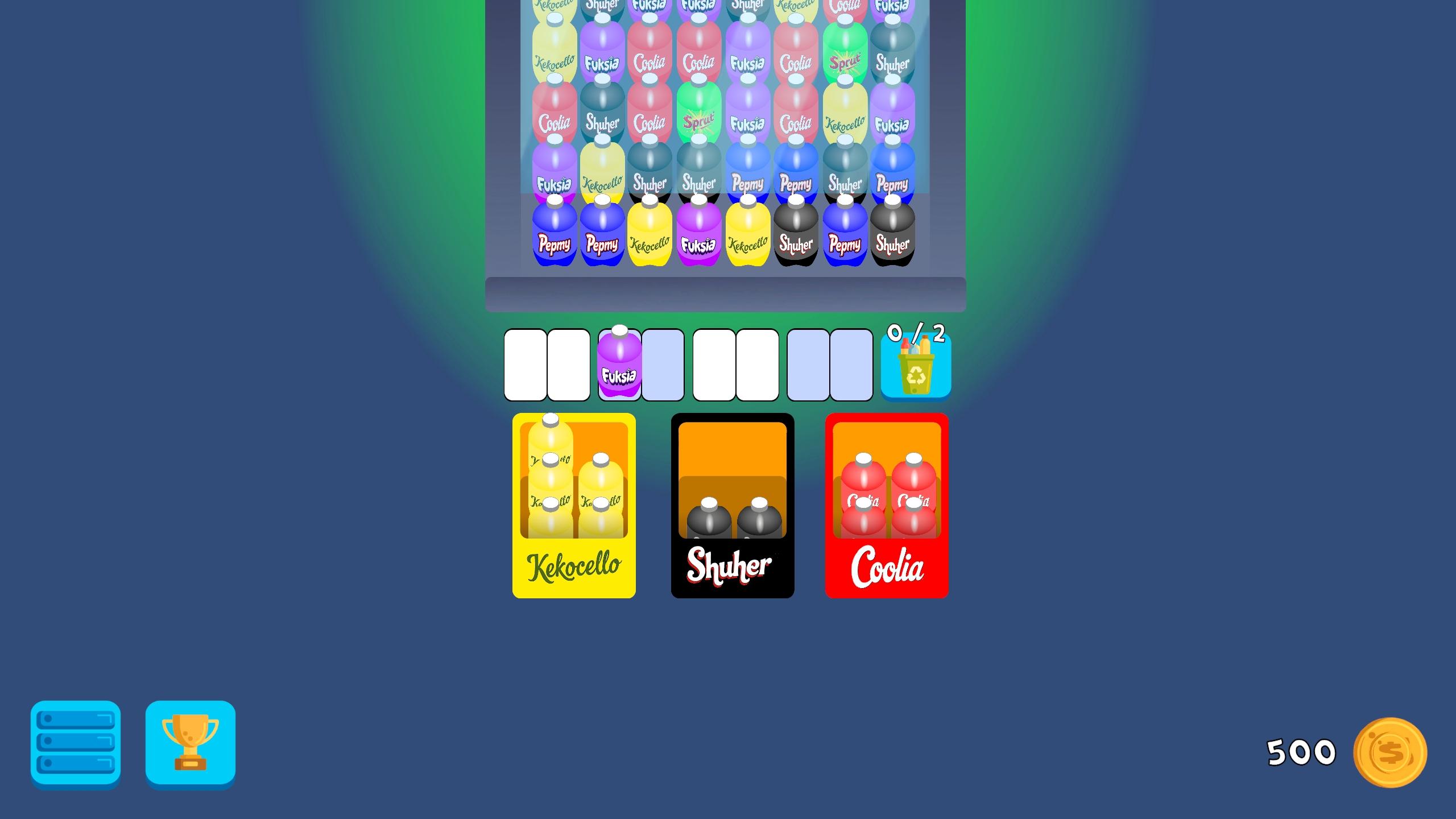 Soda sort screenshot